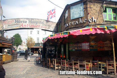 Foto de la entrada al mercado de Camden Town